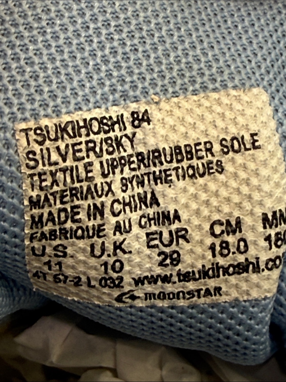 Tsukihoshi Silver Sky Sneakers Girls Size 11 Silver Pink Blue Athletic Shoes - Picture 9 of 12